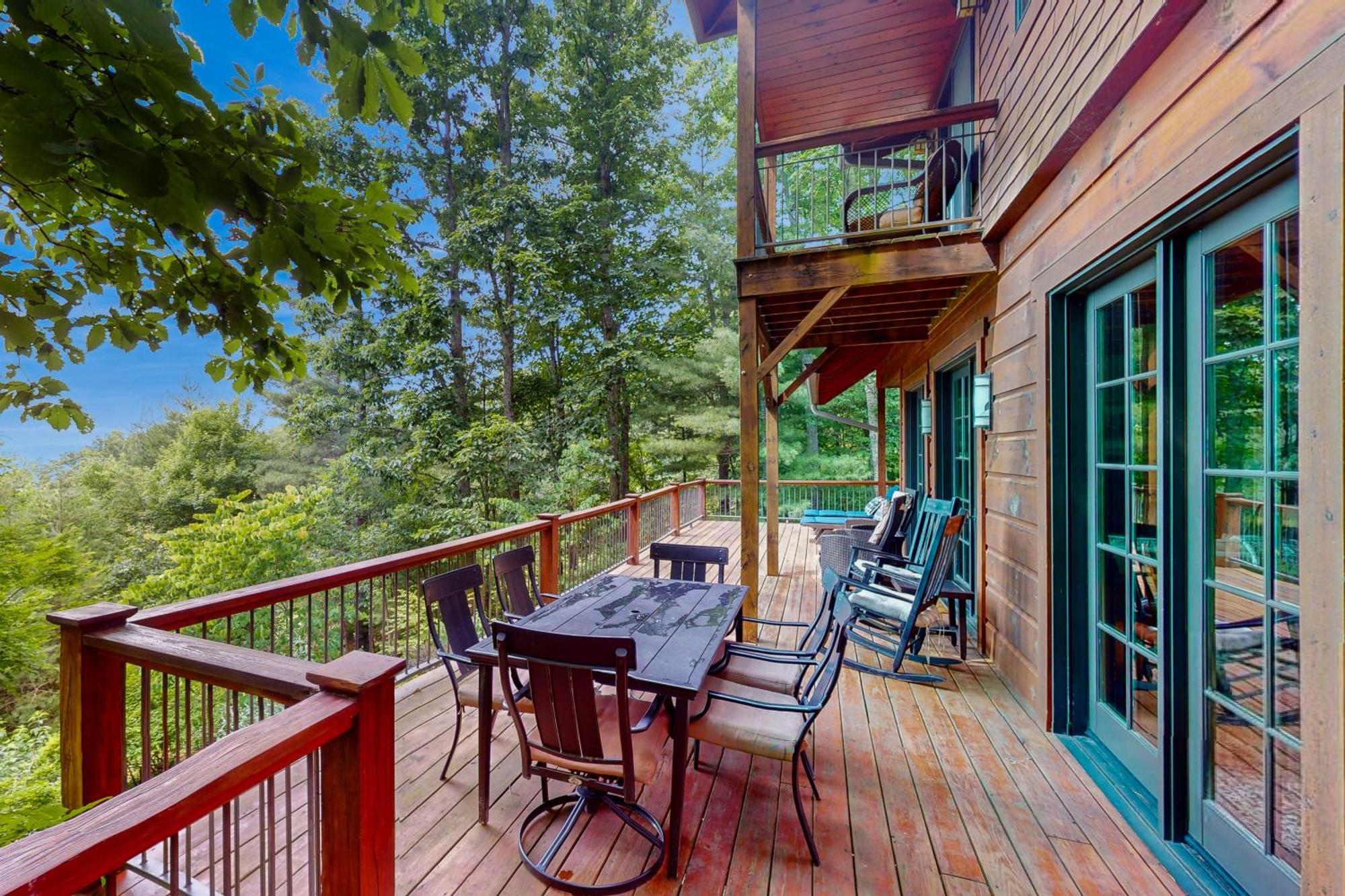 Elkhorn Cabin & Eagles Wing Lodge Asheville Buitenkant foto